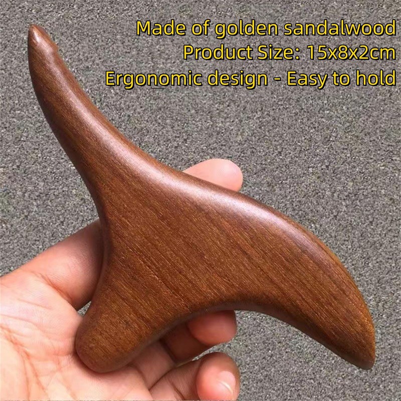 Gua Sha Sculpting Tools, Wooden Massage GuaSha Tool for Face