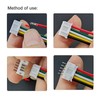 Lyeteung 420 PCS 2.0mm JST-PH Connector Kit, JST-PH 2/3/4/5/6 Pin