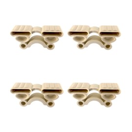 Soluko - Kit 4 Supporti ammortizzati porta doghe da 38mm a 2 posti mod. SEBS