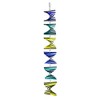 In the Breeze Stacked Shimmer Helix Hanging Wind Spinner, Stainless