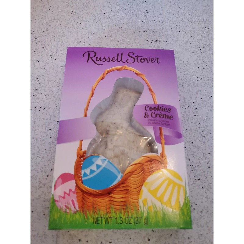 Russell Stover (1) Russell Stover Cookies & Crème Chocolate Bunny