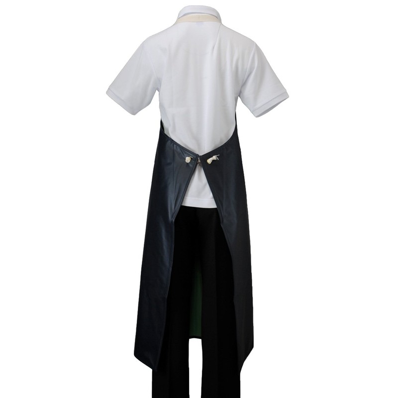 Fuji Vinyl Apron, Apron, Waterproof, Long, Bib, Commercial Use, White,