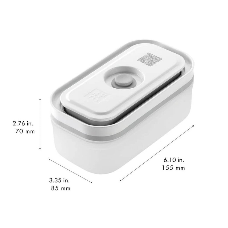 ZWILLING 36804-100 Fresh & Save Vacuum Plastic Container, Small Size,