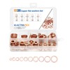 ELECTRAPICK 10 Sizes 280pcs-O Ring Washers Set, Flat Ring Seal