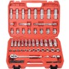 3/8” Drive Socket Set, 76 Pieces Ratchet Wrenches Set, Standard