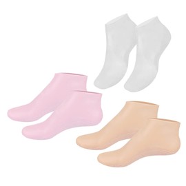 minkissy Moisturizing Foot Mask Socks Reusable Socks for Exfoliation Hydration One Size Fits
