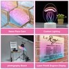 JMIATRY 4PCS Iridescent Acrylic Sheet 1/8 Thick Translucent Color Acrylic