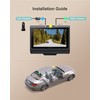 iZeeker Dash Cam Front and Rear 4K+1080P, WiFi GPS Car