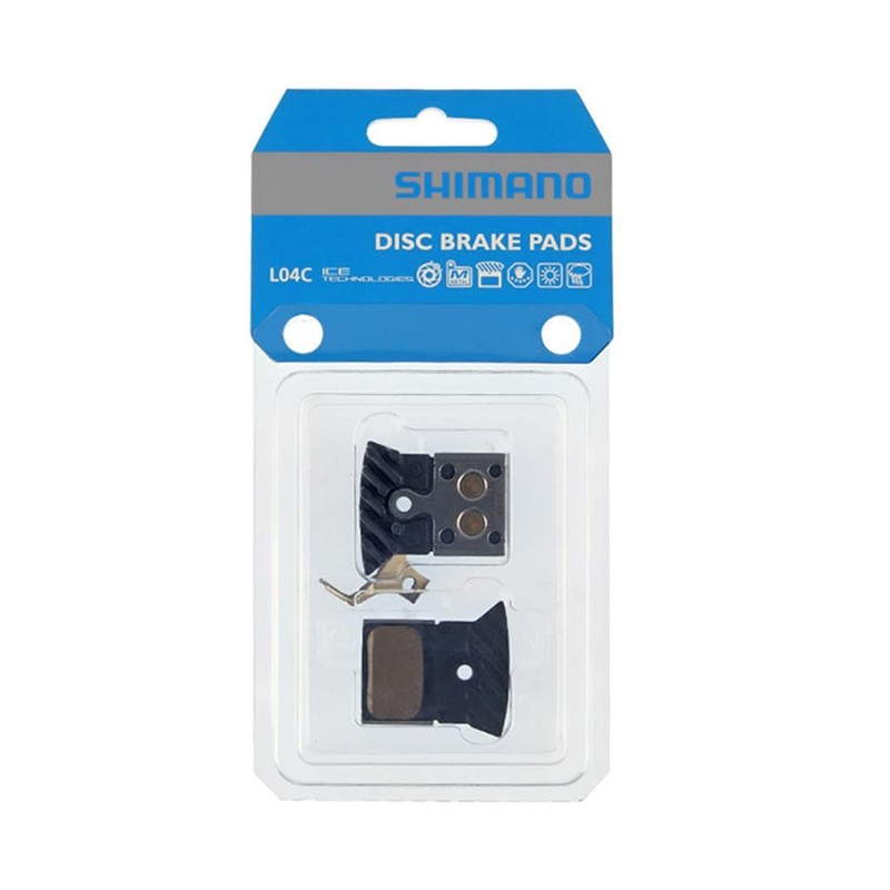 Shimano IBPL04CMFA L04C Disc Brake Pad Repair Parts, Metal, Fins,