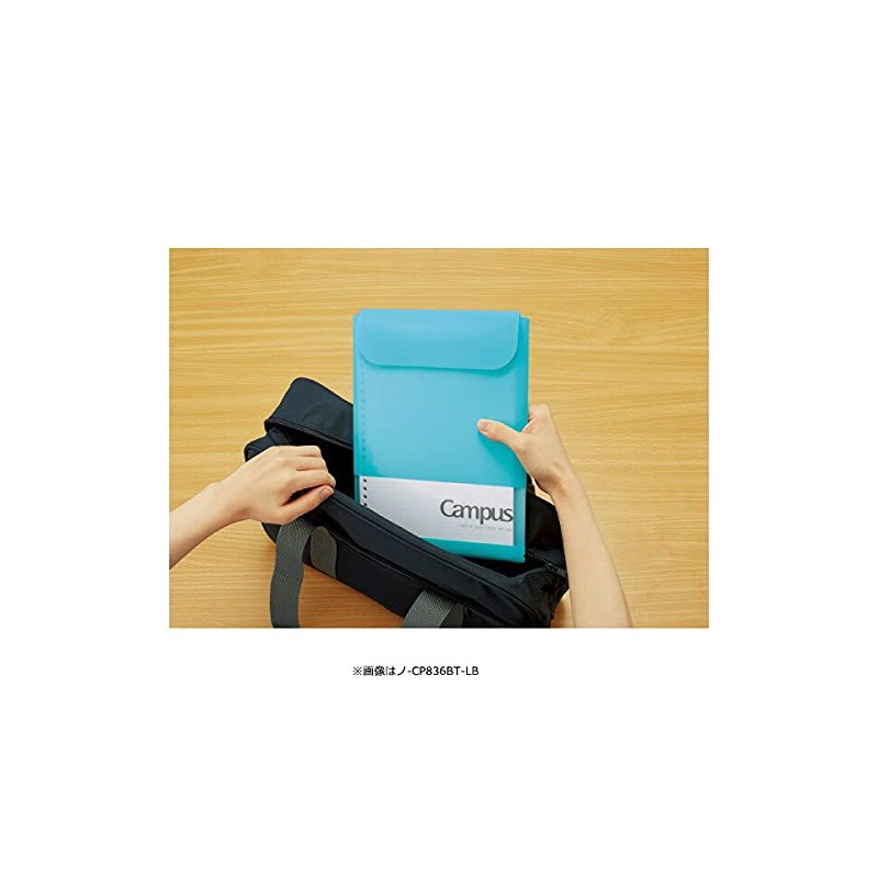 Kokuyo Campus Sorting 2-Pocket Loose Leaf Case, Regular Ruled, Dotted