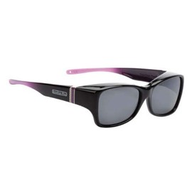 Fitovers by Jonathan Paul Twilite Black Purple Polarvue Medium Sunglasses