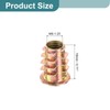 sourcing map 100Pcs Threaded Inserts, M8-1.25x18 Zinc Alloy Hex-Flanged Nut