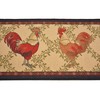 Kitchen Collection Rooster Beige Multi-Color Printed Slip Resistant Rubber Back