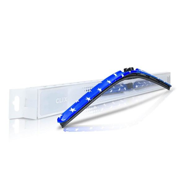 Clix Wipers - 26" Stars Patriotic Automotive Replacement Wiper Blade