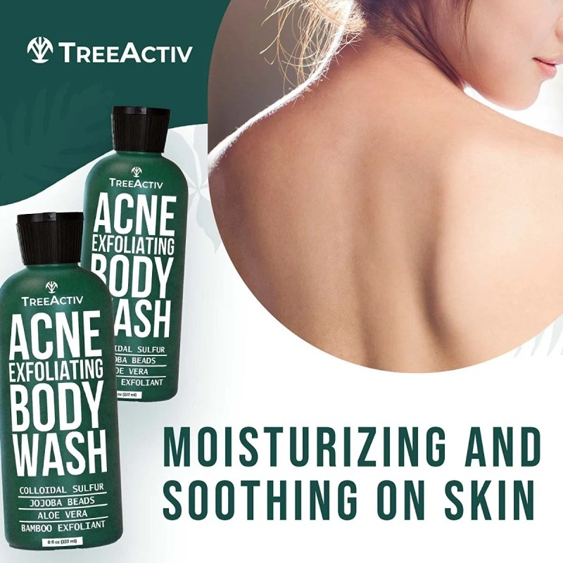 Treeactiv Gel Corporal Exfoliante Para Acné Espalda Glúteos