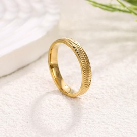 sunglnl Lymphatic Magtherapy Cats Eye Ring For Men Women, Lymphatic Titanium Ion Therapy Ring Health Acupuncture Calmi Drainage Rings Jewelry Gift (Gold, 8)