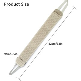Back Scrubber for Men and Women, Exfoliating Back Scrubber with Handles, Two Sides for Body Shower, Deep Cleansing, Massage, Invigorating Circulation