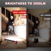 Magnetic Work Light 3000 Lumens, Rechargeable LED Flood Light with