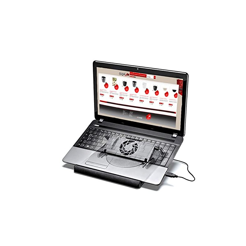 Notebook Cooler Laptop Stand 360 Degree Rotating Adjustable Height