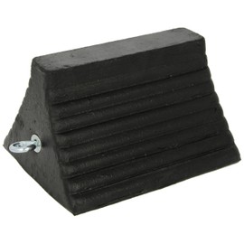 Roadblock RC815 Rubber Wheel Chock with Void Bottom, Black, 10" Length x 8" Width x 6" Height