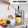 Commercial Vegetable Fruit Chopper, Stainless Steel French Fry Cutter with