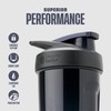 BlenderBottle Strada Tritan Shaker Bottle with Locking Lid, 28-Ounce, Black