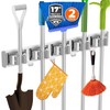 reliahom 2 Pack Broom Holder Wall Mount Mop and Broom