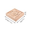 Eruceky 22 Building Blocks in Different Shapes, Natural Wooden Building