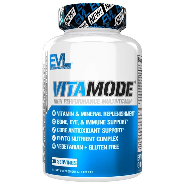 EVL Advanced Daily Multivitamin for Men - Men's Multivitamin with Essential Minerals Phytonutrient Complex and VitaMode Active Mens Vitamins for Energy with Lycopene for Muscle Bone and Immune Support