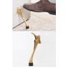 OGC 6-Inch Flip Down Door Stopper, Door-Mounted Kickdown Door Holder