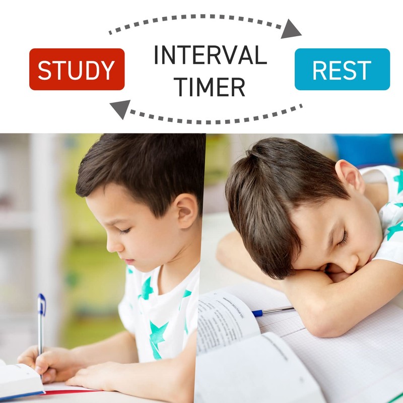 dretec Interval Timer Stopwatch | Count-Down & Count-up | Notification