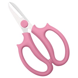 Pink Flower Scissors, Thickened Stainless Steel Floral Pruning Snips – Sharp Garden Clippers for Fresh Flowers, Flower Arrangement Supplies, DIY Floral Cutting Scissor (1 PCS Pink)