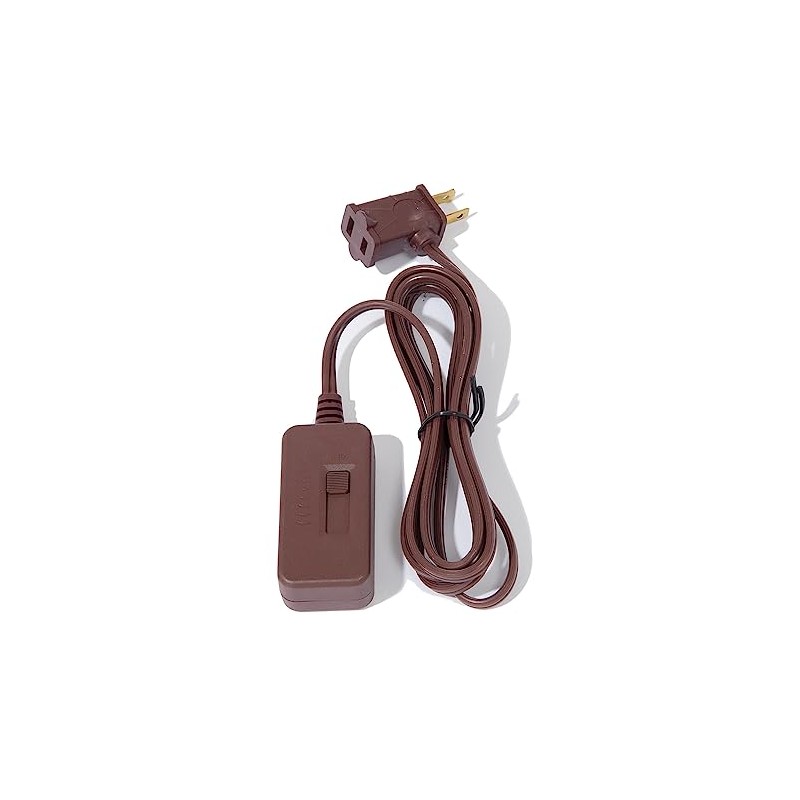 B&P Lamp® Brown in-Line Full Range Dimmer with Cord Set