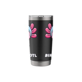 Bikesalotl Axolotl Bike Biking Cycling Stainless Steel Insulated Tumbler