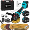 Hlrmsat Cordless Angle Grinder 5-Inch,21V Brushless Power Grinder Tool with