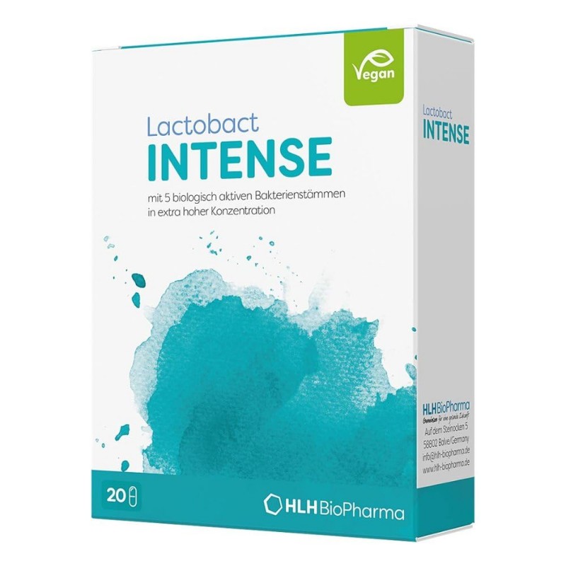 Lactobact Intense Gastric Juice-Resistant Capsules Pack of 20