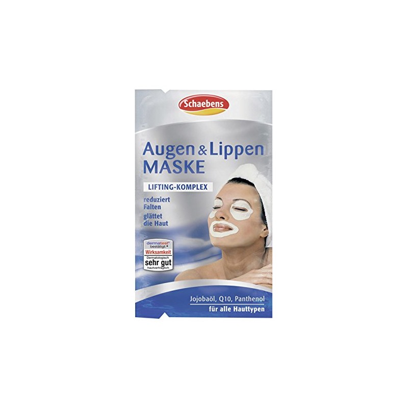 Schaebens Eyes & Lips Mask - With jojoba, Q10, panthenol