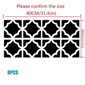 3D Mirror Wall Stickers, 4 Pcs Acrylic Square Geometric Pattern DIY Art Decals, Self Adhesive Mirror Plastic Wall Sheet Tiles Home Decoration for Living Room Bedroom Stair Wall Decor (Square- 8pcs)