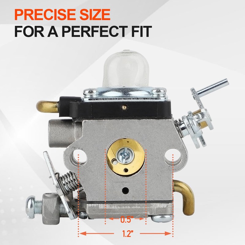 Carburetor Air Filter Kit for Husqvarna 122HD45 122HD60 Redmax CHT220