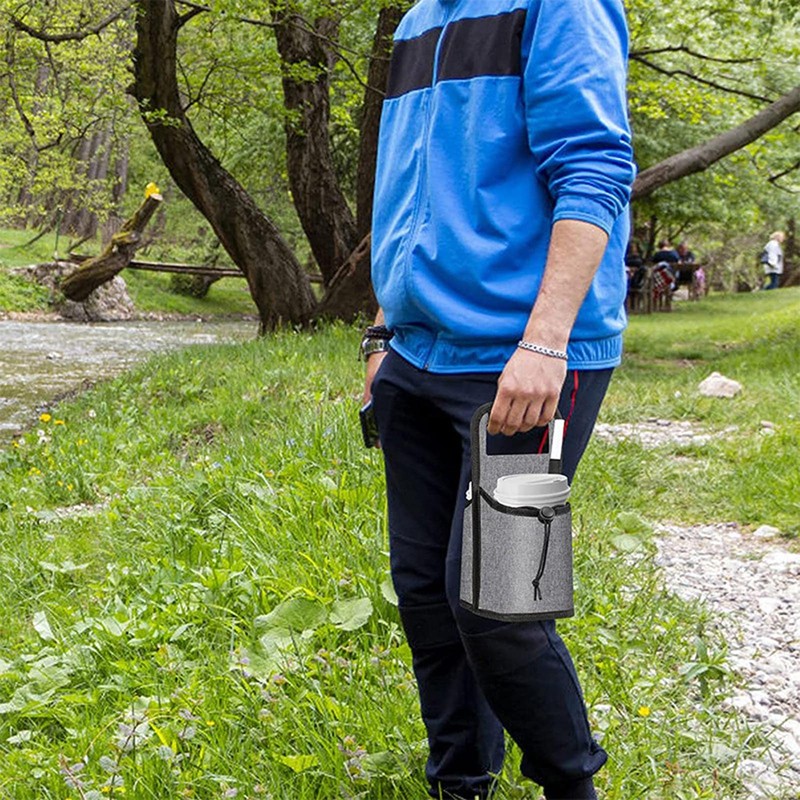 Odavom 2 Cups Foldable Drink Carrier - Portable Reusable Travel