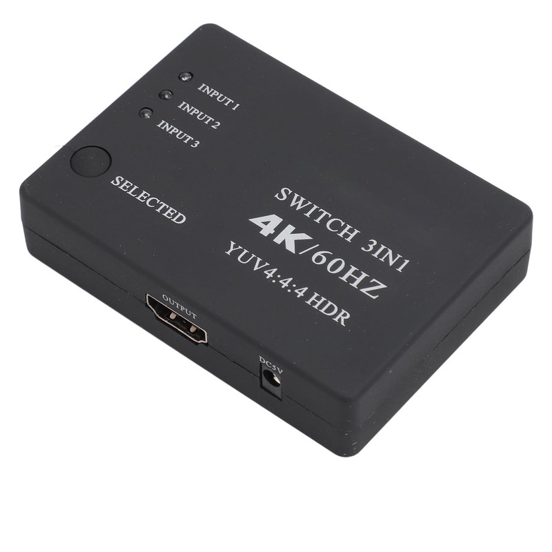3 in 1 Out HD Multimedia Interface Switch 4K 60HZ
