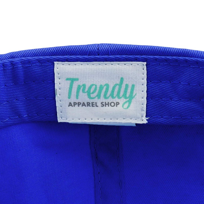 Trendy Apparel Shop gorra plana para niños pequeños, Royal, Talla