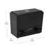 Mind Reader Anchor Collection, One Touch Straw Dispenser, Countertop Organizer,