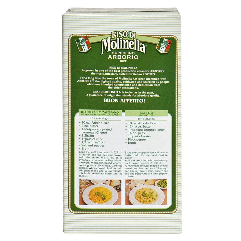 Molinella Italian Arborio Rice, 1-Pound Boxes (Pack of 6) (Тwo