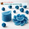 Snack Attack Blue Razz Fruit Slices Gummy Candy Bursting with