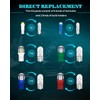 Alopee 52PCS LED Dash Lights and Socket Kits 194 168