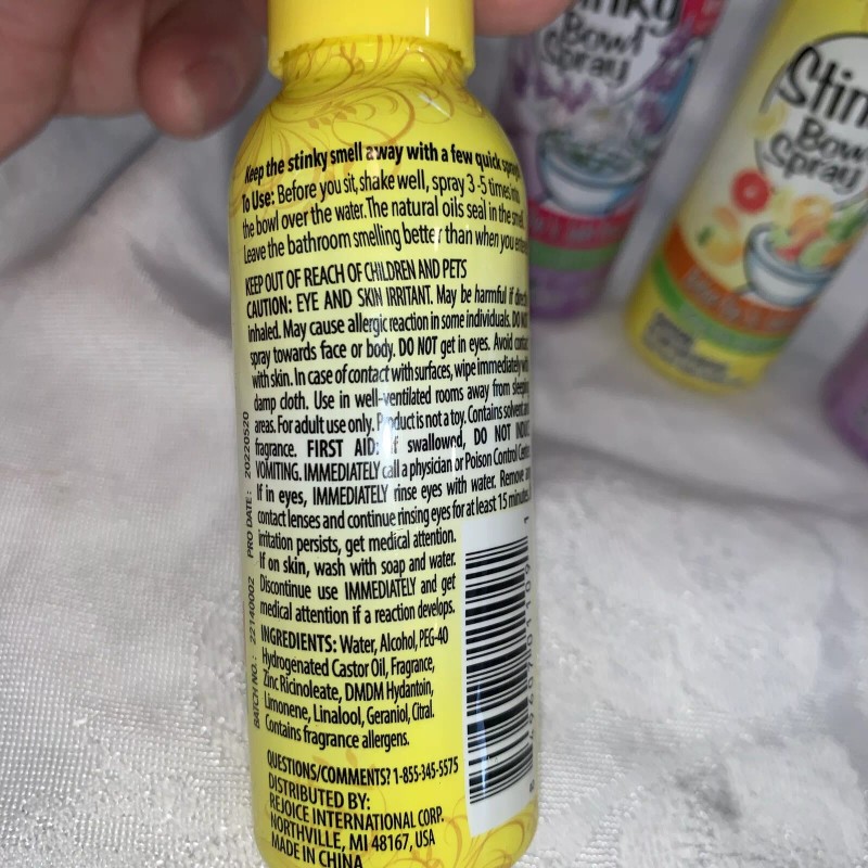 stinky bowl 4 Stinky Bowl Spray Citrus & Lavender Vanilla