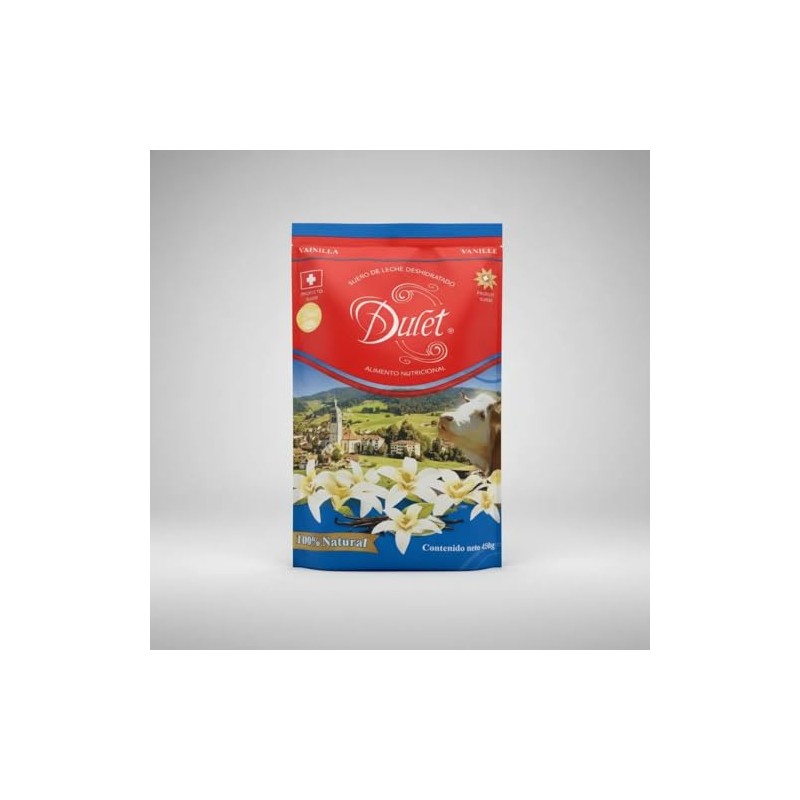 Dulet - Lactosuero deshidratado en polvo-Producto suizo-Ingredientes naturales-Alta concentración de
