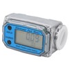 Digital Turbine Flow Meter Blue for Fuel Pump Gasoline Measuring