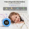 SOLVIEW Children's Alarm Clock, Sleep Trainer with 15 Colour Light